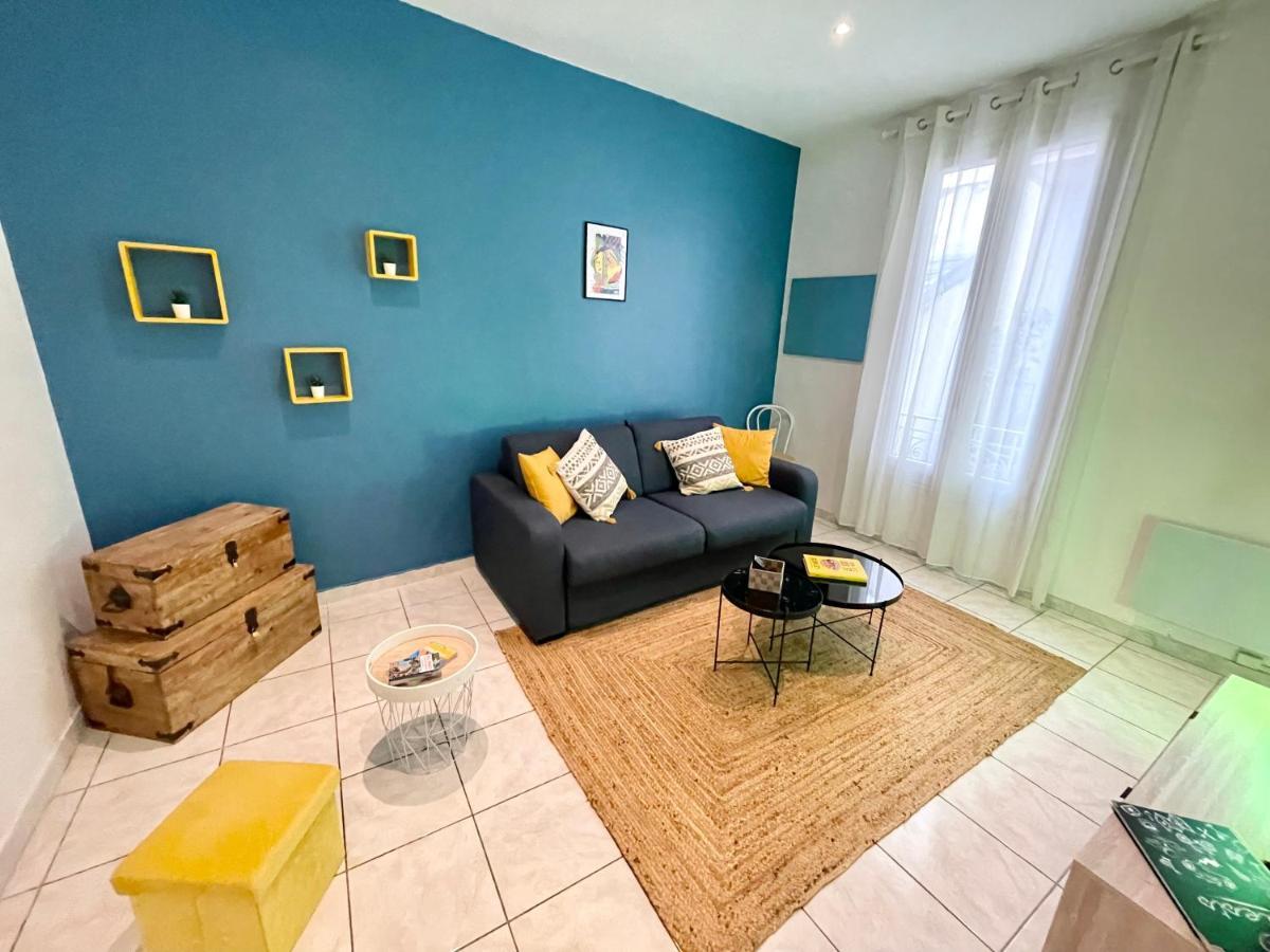 Joli Appartement Spacieux A 3 Min A Pied De La Mer Nice Ngoại thất bức ảnh