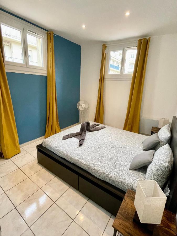 Joli Appartement Spacieux A 3 Min A Pied De La Mer Nice Ngoại thất bức ảnh
